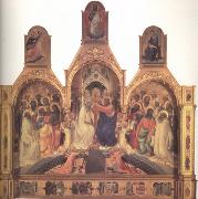 Lorenzo Monaco The Coronation of the Virgin (nn03) oil on canvas